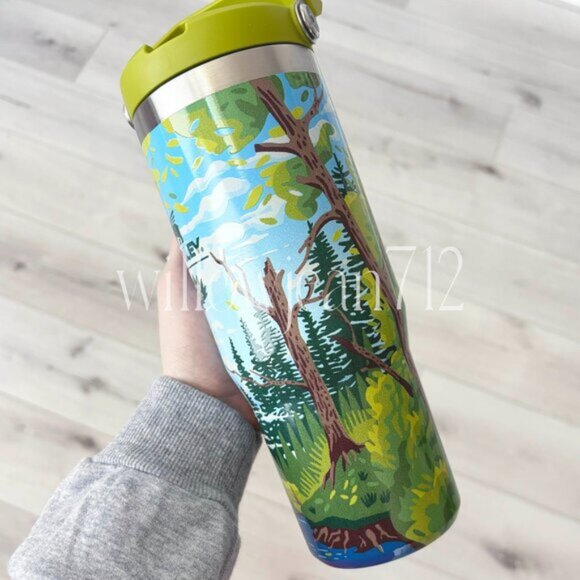 Awh Canopy Creek - Stanley IceFlow Straw Tumbler - 30 fl. oz. Always With Honor - Picture 3 of 11